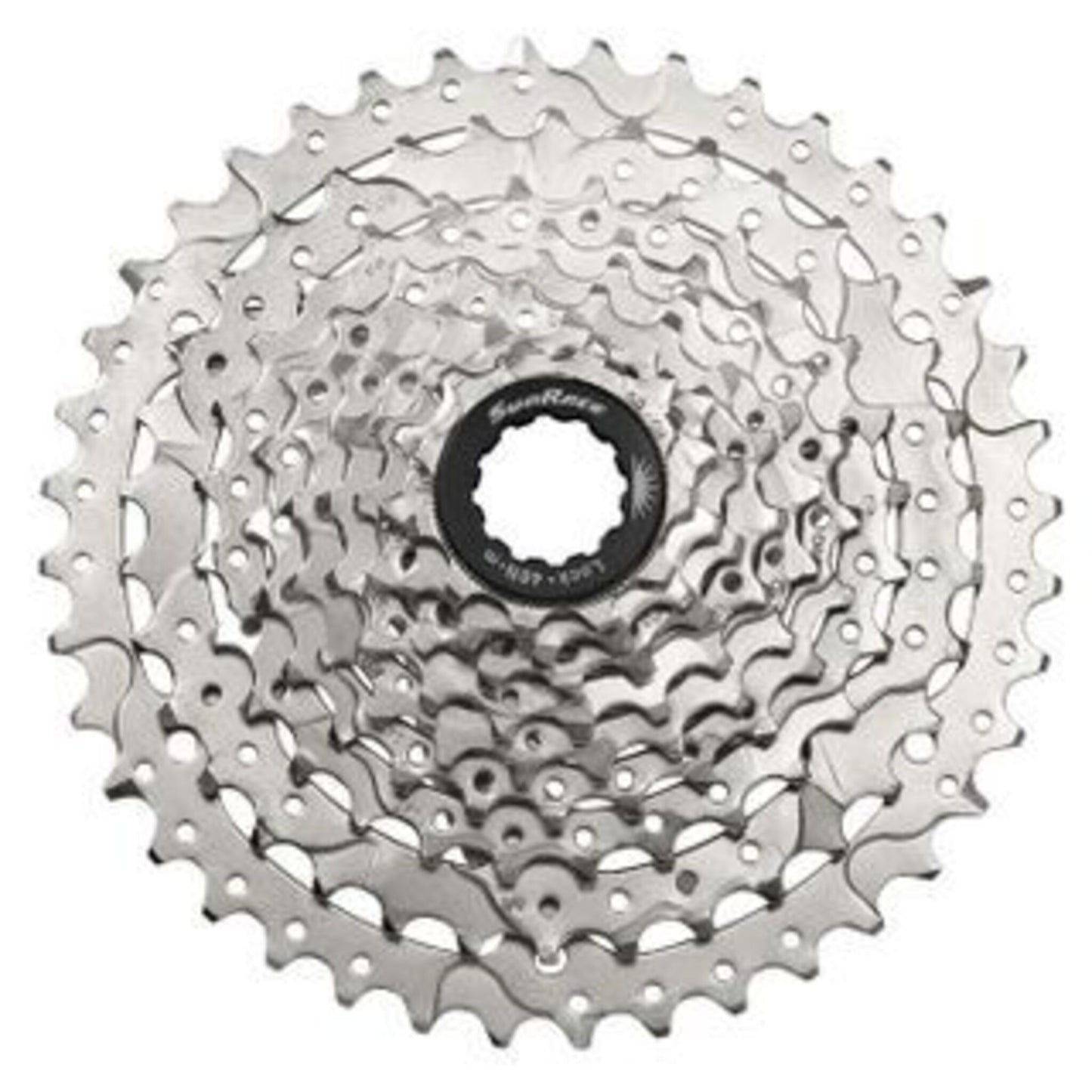 Sunrace 9-Speed Cassette - 11-36 Teeth, Nickel Finish