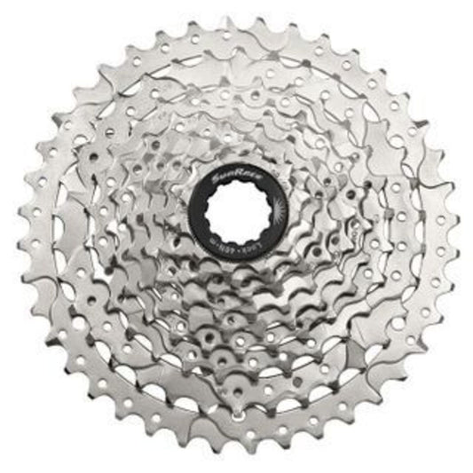Sunrace 9-Speed Cassette - 11-36 Teeth, Nickel Finish