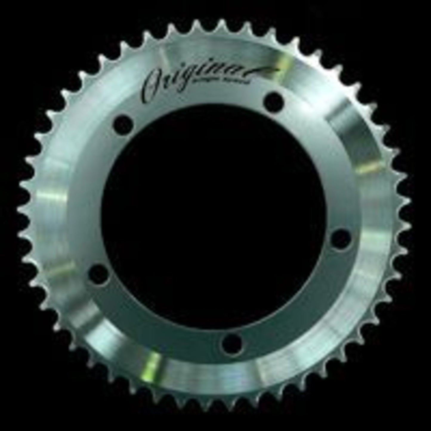 Lasco Alloy 48-tooth Single Speed Chainring with a 130 BCD - Silver