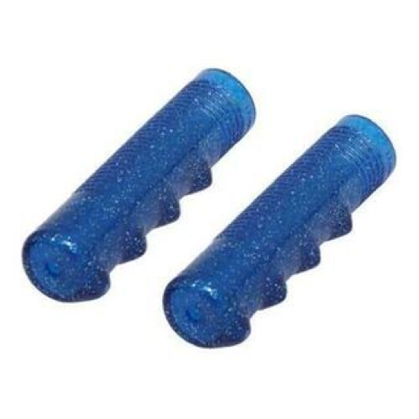 Glitter-Blue Grips for Lowrider/Dragster - 120mm in Length