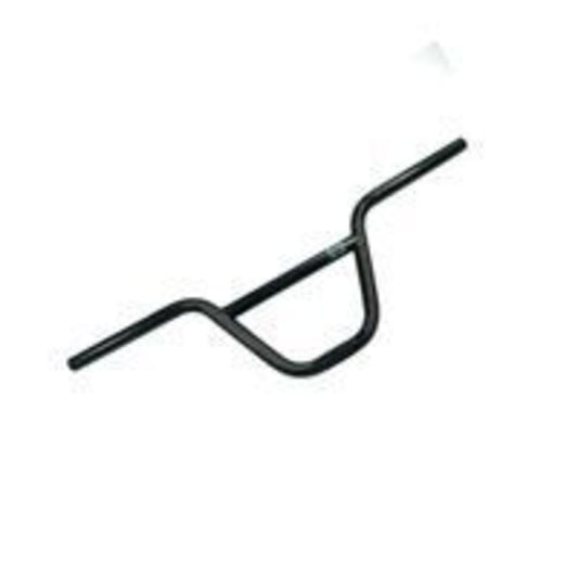 Black Bulletproof Steel Handlebar, measuring 22.2mm in diameter, 68cm in length, and 200mm in height.