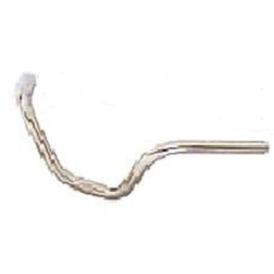 Steel Ladies Handlebar - 25.4mm diameter, 54cm width, 60mm rise - Silver color.