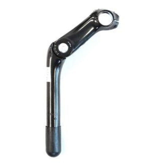 Black Alloy Adjustable H/Bar Stem - 180mm Quill, 25.4mm Diameter, 110mm Extension.