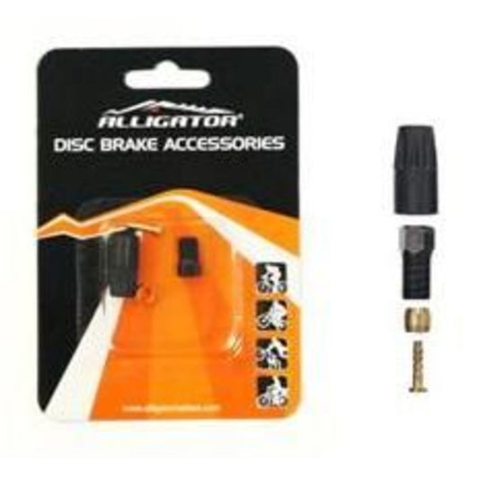 4-Piece Insert Set of Hydraulic Hose Fittings Similar to Alligator Shimano HK-HST53