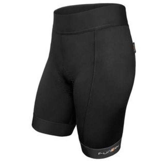 Funkier Women's Cycling Shorts in Bondeno Style - B-13 Chamois, Black, Size M.