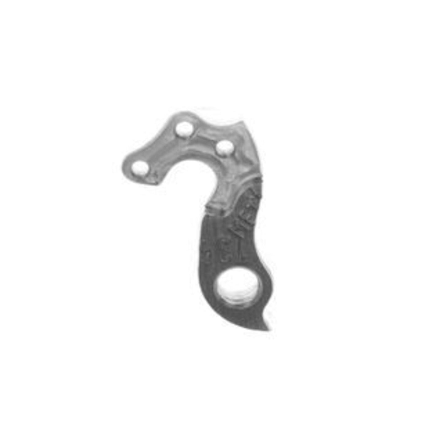 Meta CNC KUOTA Derailleur Hanger 135 - Made from 6061 T651 Aluminum, CNC Machined, in Silver.
