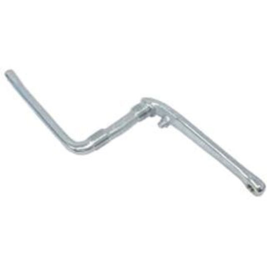 127mm/5" Steel Silver One-Piece Crank with Pivot