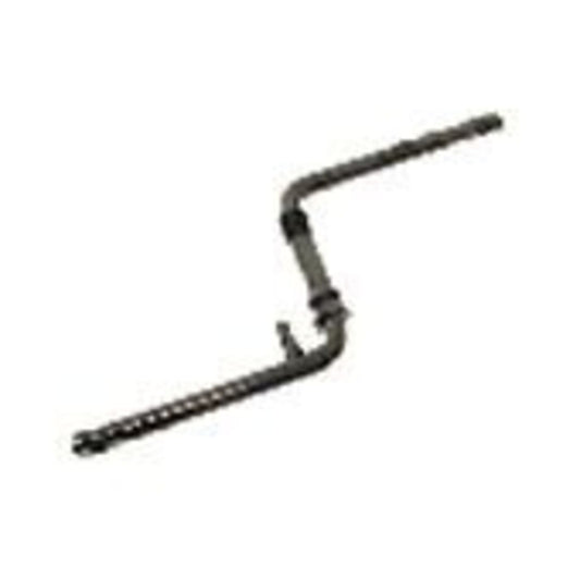 170mm BLACK Cold Forged Steel One-Piece Crank with Pivot