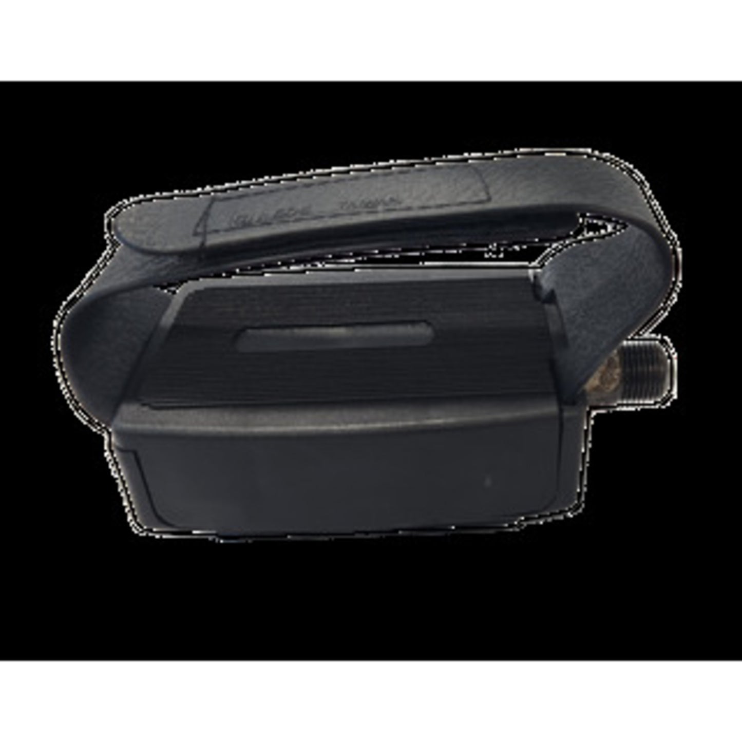 VP Exercise Bike Pedals 1/2 inch with Velcro Straps - BLACK