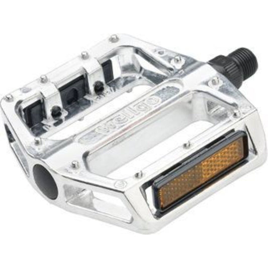 VP BMX Alloy Platform Pedal with a 1/2" axle in silver.