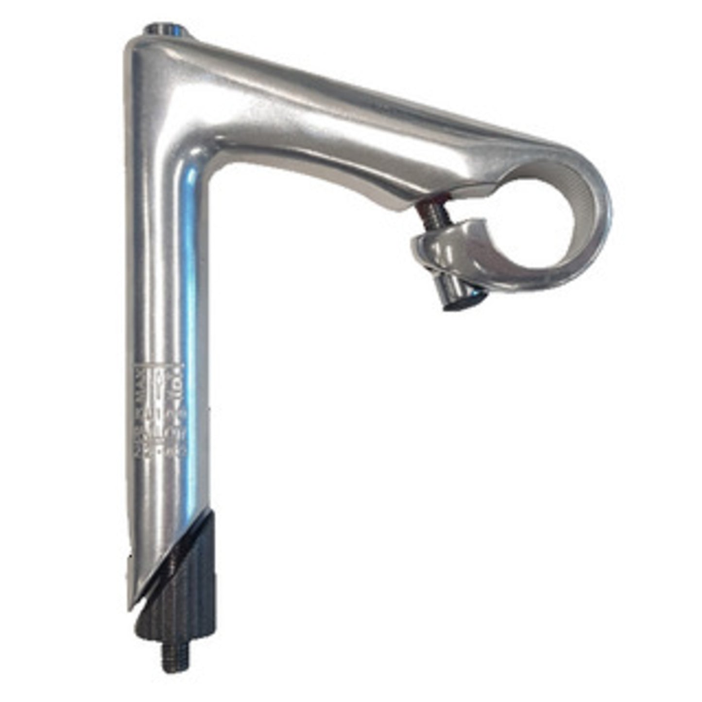 Kalloy Alloy STEM-100 Silver Quill Stem with a 25.4mm Bore.