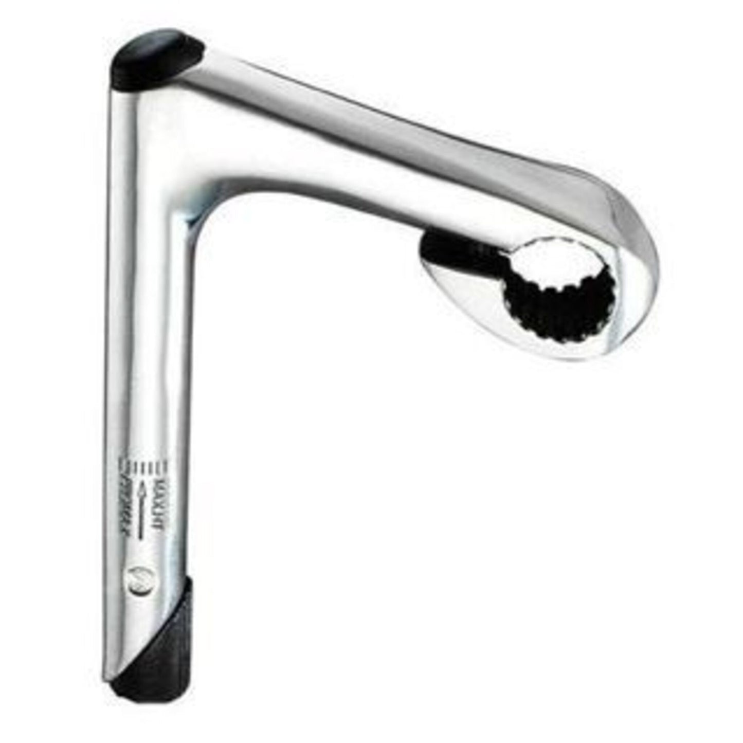Alloy stem designed for 25.4mm bars - dimensions: 180mm x 22.2mm x 105mm (Silver).