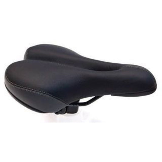 Velo ComfortRide 3846A Clamp: Black Vinyl Memory Foam Saddle with Clamp included.