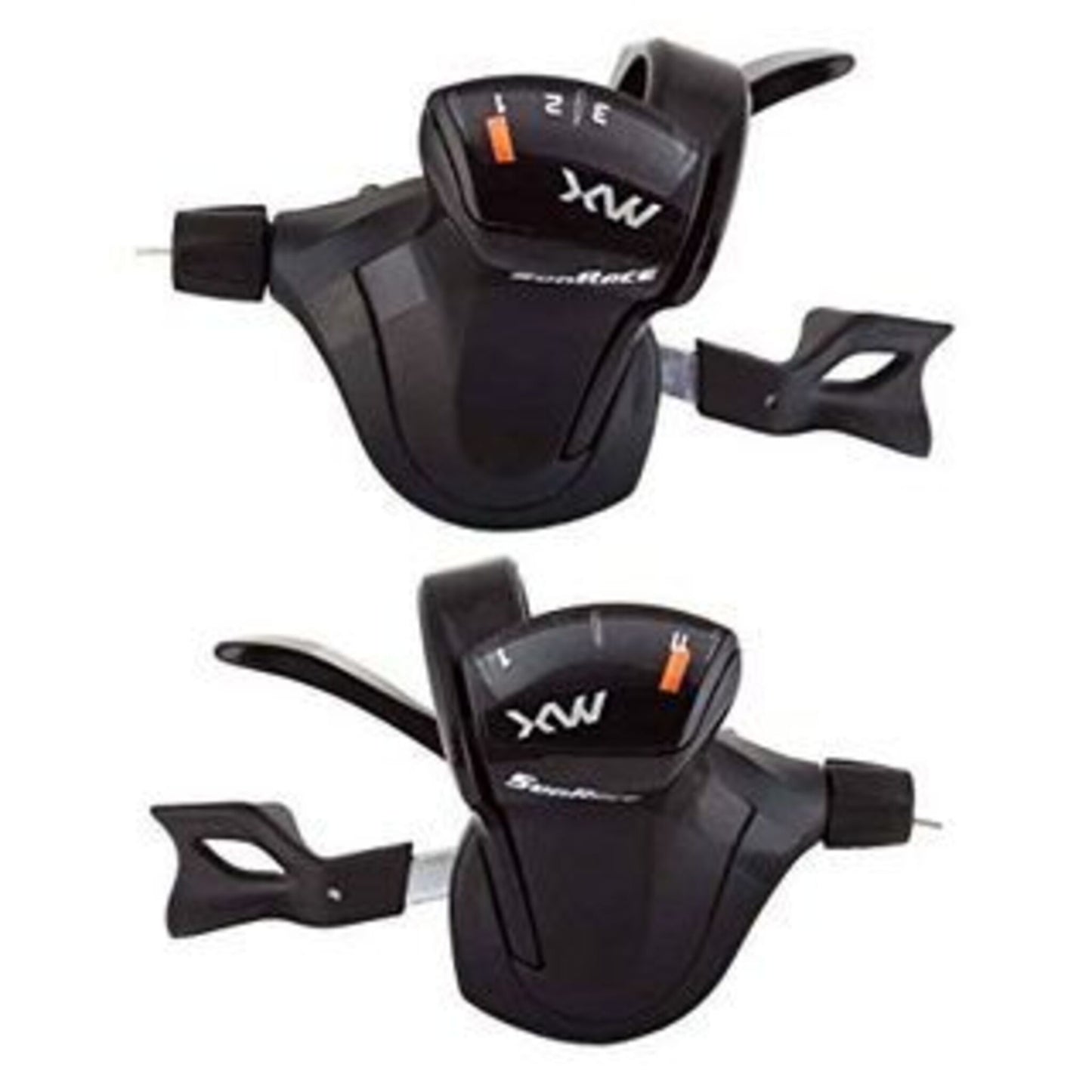 Sunrace Dual Lever Shifter Set R11 & L3 Speed in Black