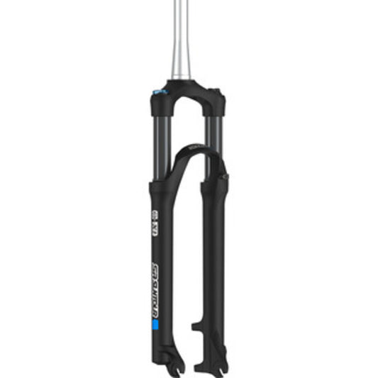 SR Suntour XCR32 Suspension Fork - 27.5 Threadless Coil LO featuring Lock Out and Preload adjustments.