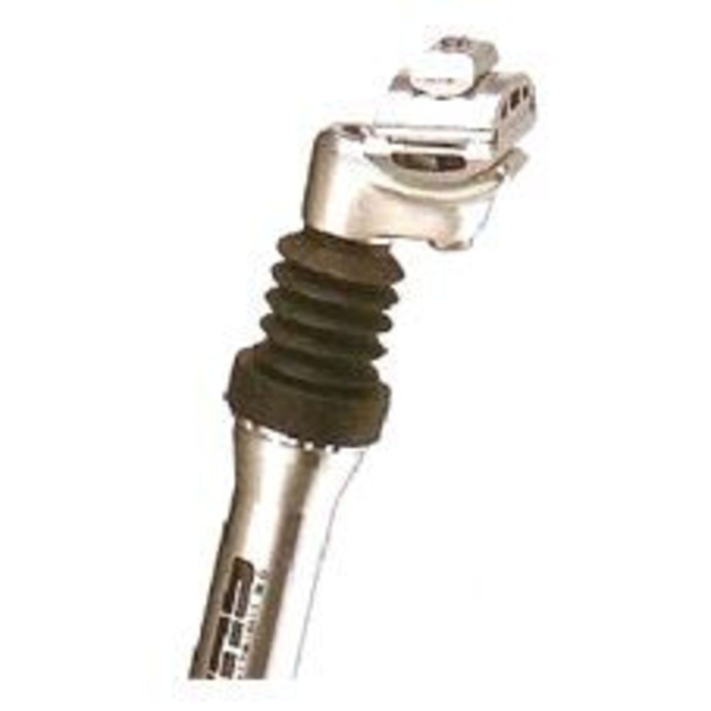 Silver Alloy Suspension Seat Post - Micro-Adjust, 25.4 x 350mm.