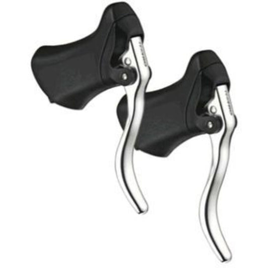 TEKTRO RL-340 Quick Release Brake Levers - SILVER/BLACK (Set of Two)