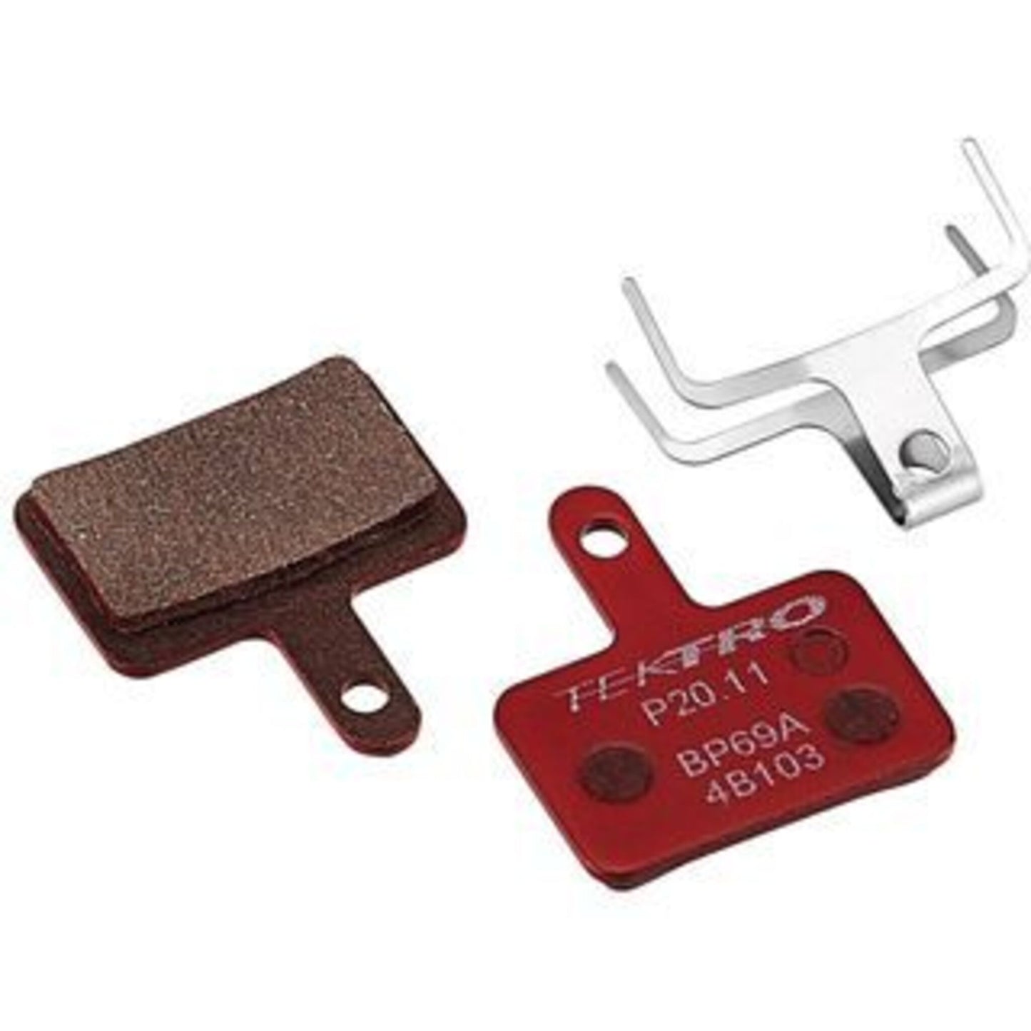 Red P20.11 Disc Brake Pads for TEKTRO ORION/AUIRA PRO/AURIGA E-TWIN.