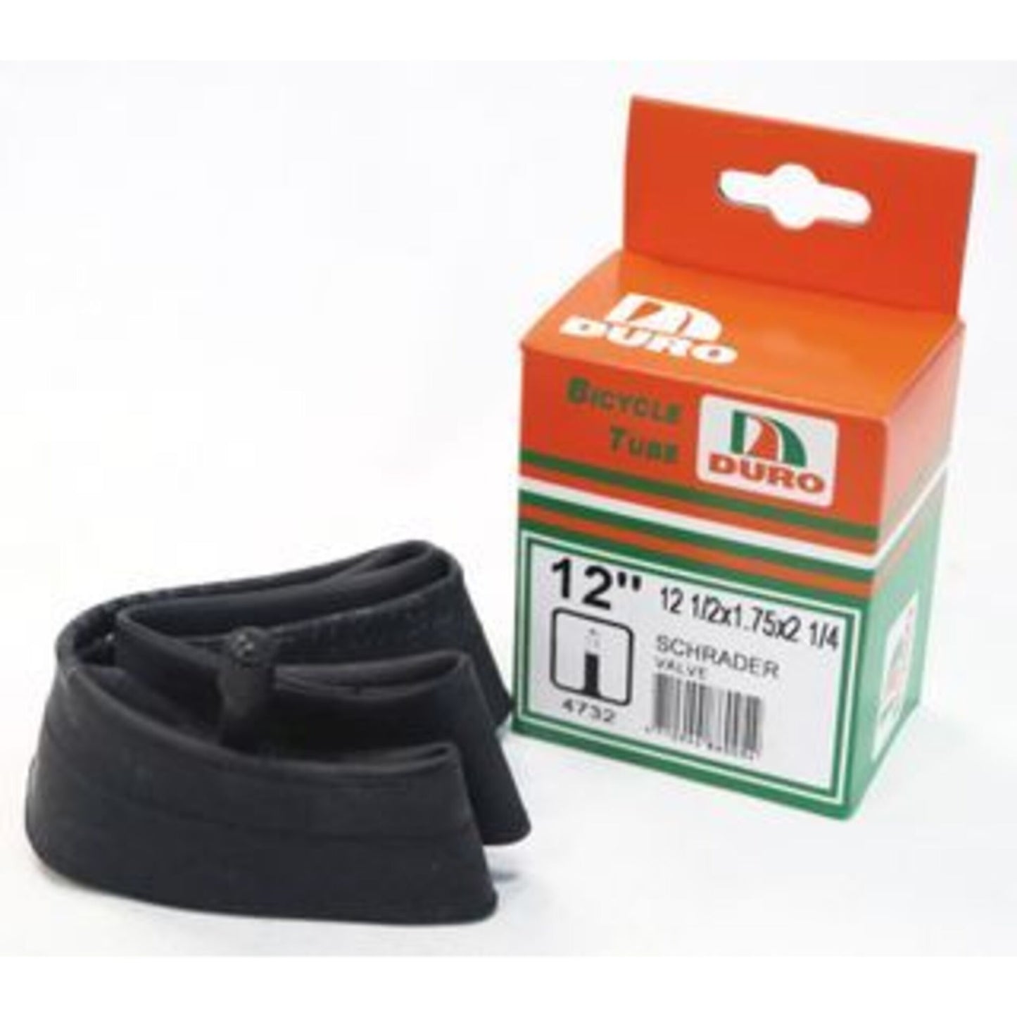 Duro 12.5x1.75x2.25 Bicycle Inner Tube - A/V Valve