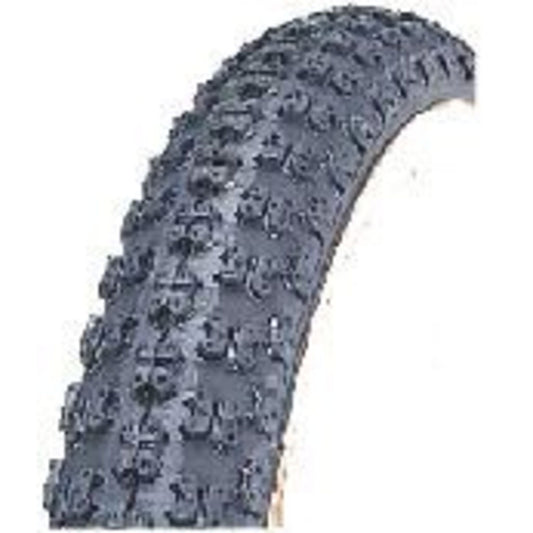 Duro 14" Bicycle Tire - Black with C-3 Tread Design